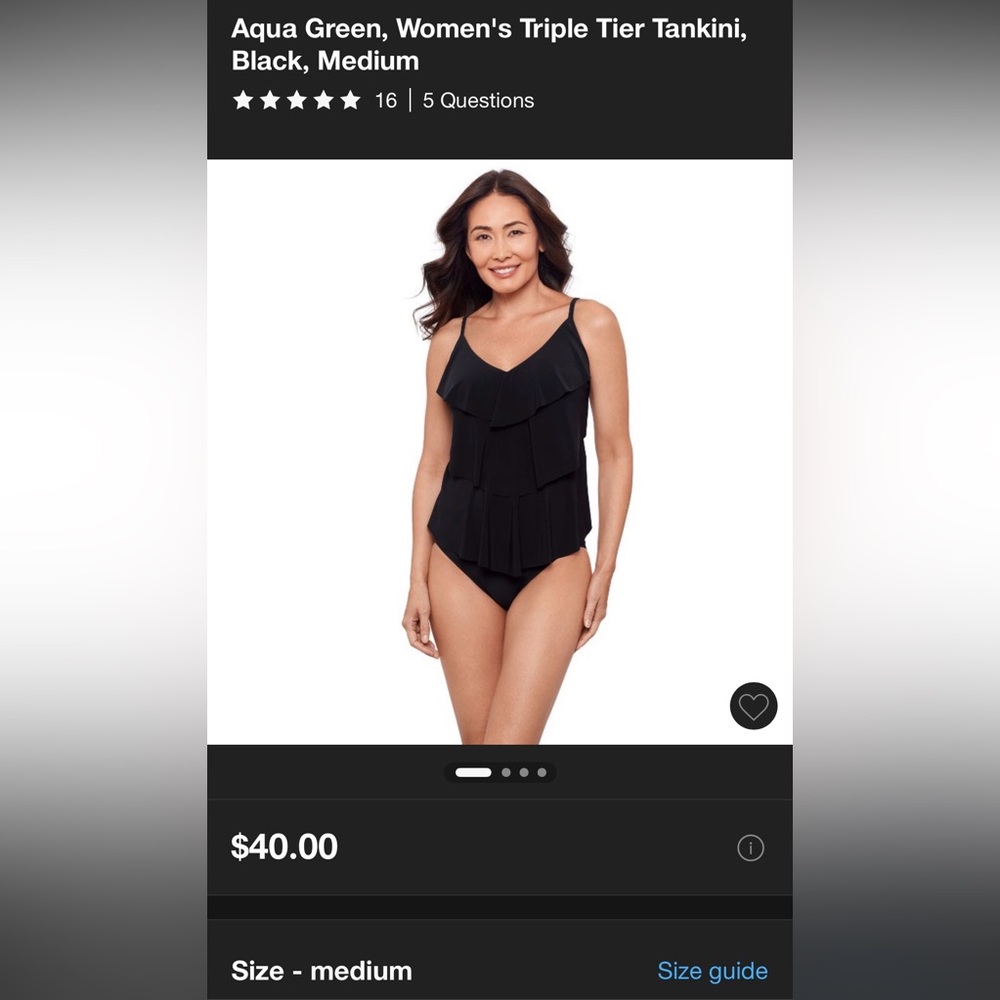 6 TANKINI BUNDLE - mediums

Aqua Green Women’s Tiered Tankini’s